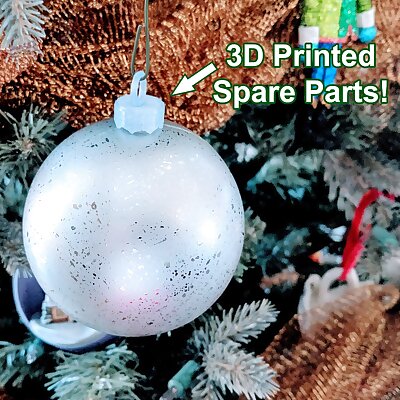 Ornament Cap and Hanger  Christmas Spare Parts Shindo Design Challenge