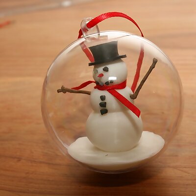 Snowman in a Bauble