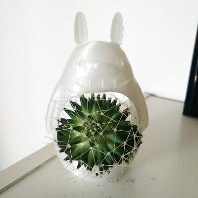 Totoro planter  Small Totoro vase