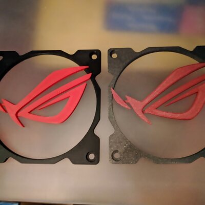 Fan Grill 120mm Republic of Gamers Logo 2 pieces