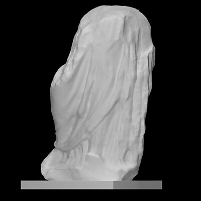 Lower fragment of a sculpture