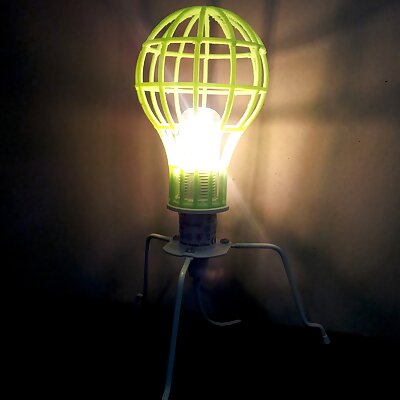 Lightbulb Mesh Lampshade