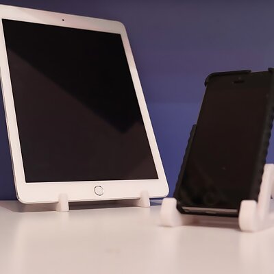 iPad and iPhone stand wireframe style