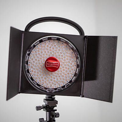 Frame to Rotolight Neo2 with handle and to barndoors