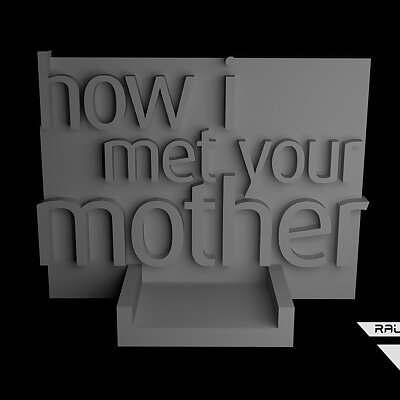 How I met your mother wall mount hanger