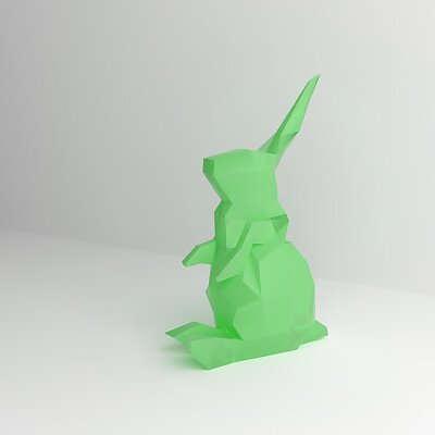 How to Make a Low Poly Rabbit In SelfCAD