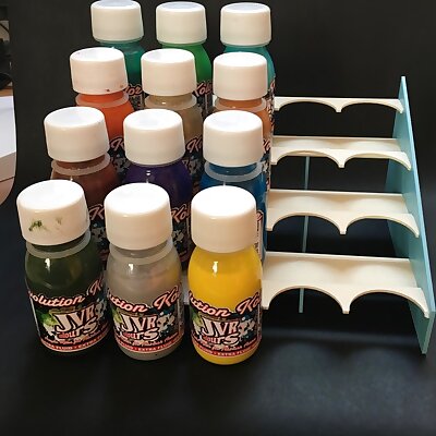 Customizable Rack for Color Bottles