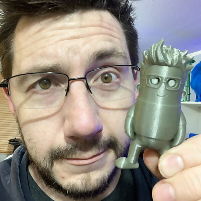 Mini Joel Telling  3D printing Nerd