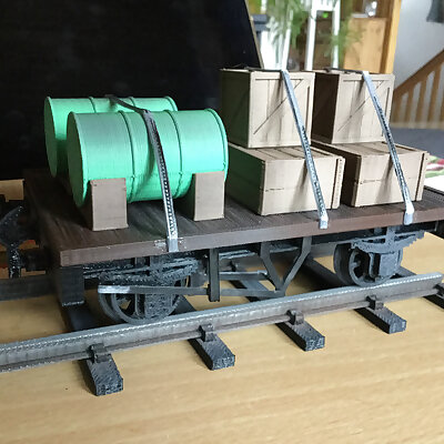 Flatbed Wagon for 16mm Scale Garden Railway