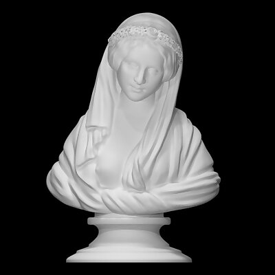 Bust of a Vestal by Pasquale Romanelli