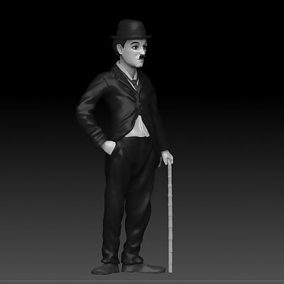 Charlie Chaplin  3D figurine online