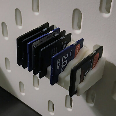 IKEA Skadis  SD and microSD Card Holder