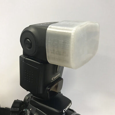 Flash diffuser for Canon Speedlite EX II