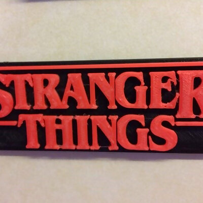 Stranger Things Logo Multicoloured