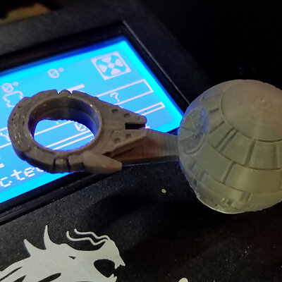 Death Star rotary knob for 6mm shaft