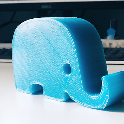 How To Make an Elephant 3D Printed Smartphone Holder In SelfCAD