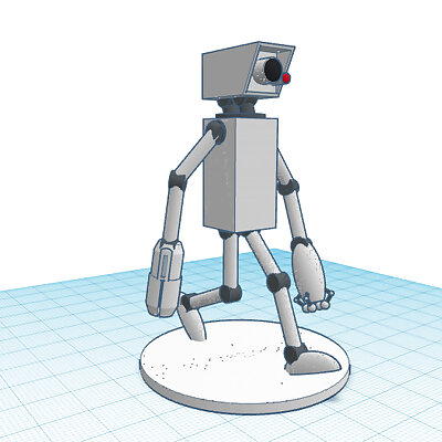 Miner Robot Statue