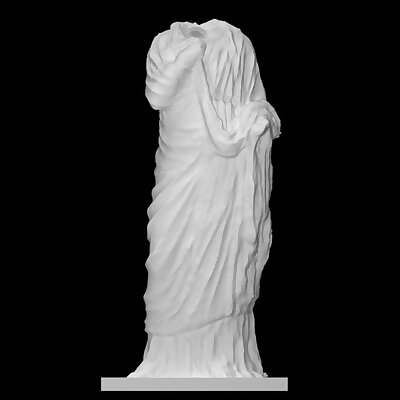 Marble statue of a woman