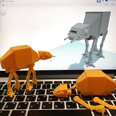 Simple ATAT with Tinkercad