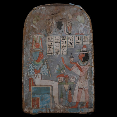 AnjhaufMut Adoring a Seated Osiris