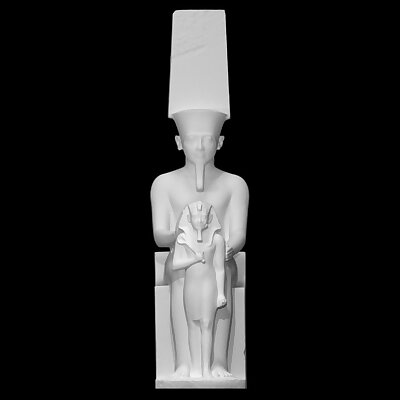 Statue of Amun and Horemheb