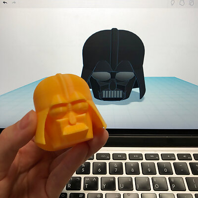 Simple Darth Vader with Tinkercad