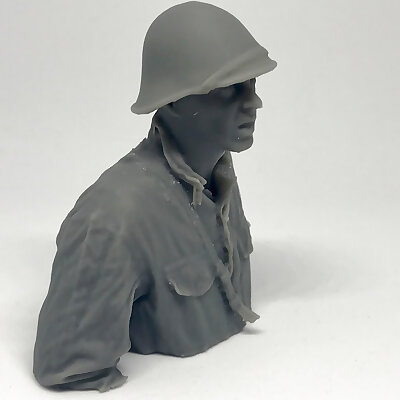 Bust of Dutch Soldier WW2