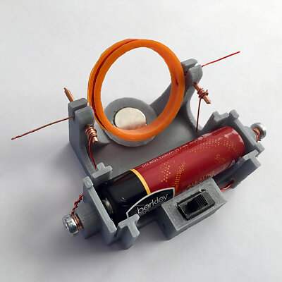 Electric Motor with AA battery holder