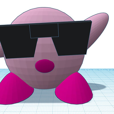 Kirby with Sunglasses