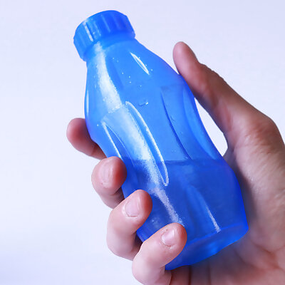 PETG Bottle with screwed bottle cap