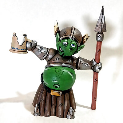 Gnorm the Drunk Goblin Warrior Tinkercharacters