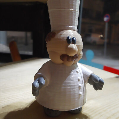 CUTE CHEF WITH CROCS Tinkercharacters