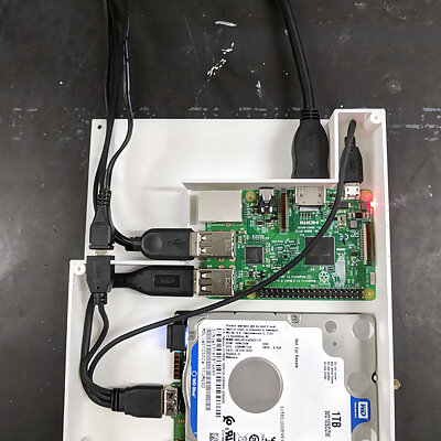 Raspberry Pi 3B and 4B HTPC case