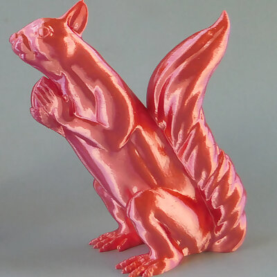 Squizzle! A Supports Free Squirrel Sculpt