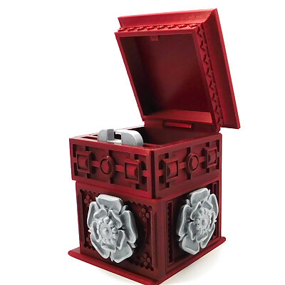 The Tudor Rose Box with secret lock