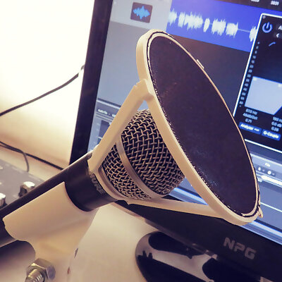 Pop filter Shure SM58 microphone