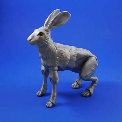The Fabled Hare A 3D Printed Balljointed Doll