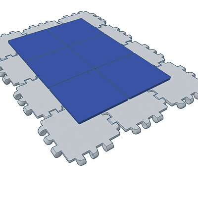 Polypanles square flat top piece