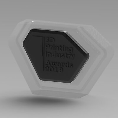 2019 3D Printing Industry Awards Trophy