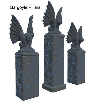 Gargoyle Pillars