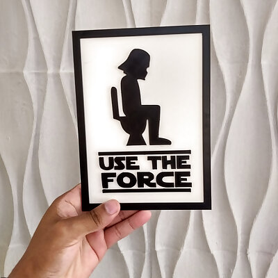 Decoration Plate  Use the force