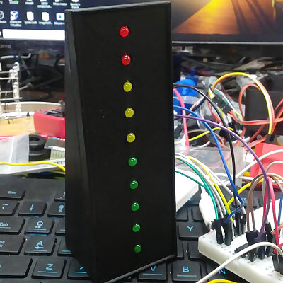 Mini 10 LED VU Meter Stand for 5mm LEDs