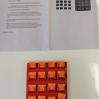 Tinkercad Braille Game  Letters  Kyra Emma Mr Jones