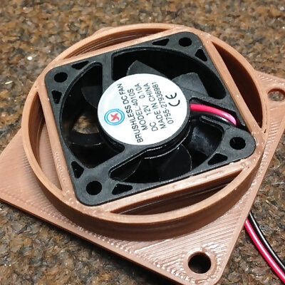 40mm fan adapter for print cooling fan holder for MakerFarm Prusa i3