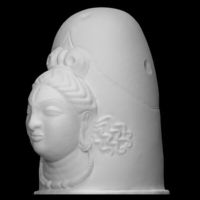 Linga with Face of Shiva Ekamukhalinga