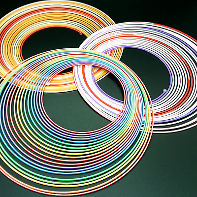 Multicolor Gradient Hexagonal Filament