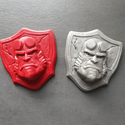 Hellboy badge