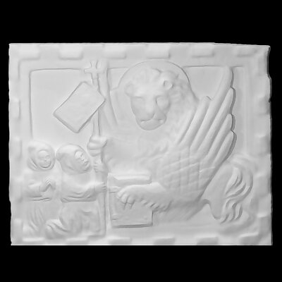 Relief with a lion