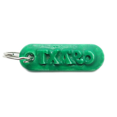 TXARO Personalized keychain embossed letters