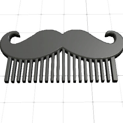 mustache comb